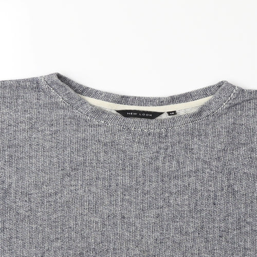 New Look Womens Blue  Knit Pullover Jumper Size 10