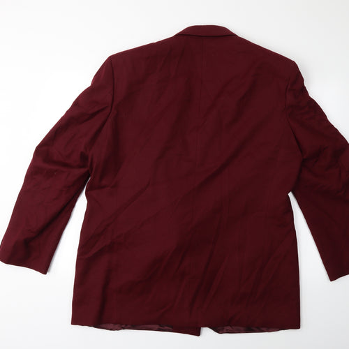 Marks and Spencer Mens Red   Jacket Suit Jacket Size 46