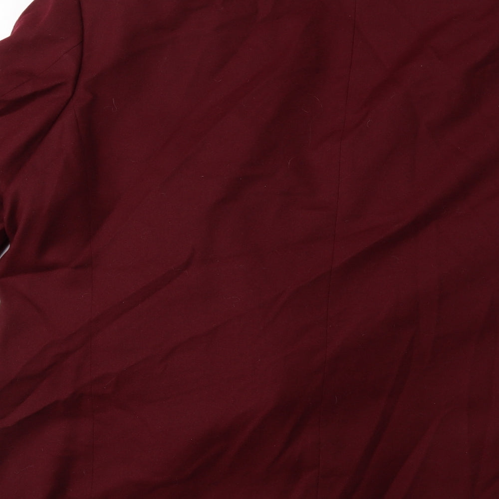 Marks and Spencer Mens Red   Jacket Suit Jacket Size 46
