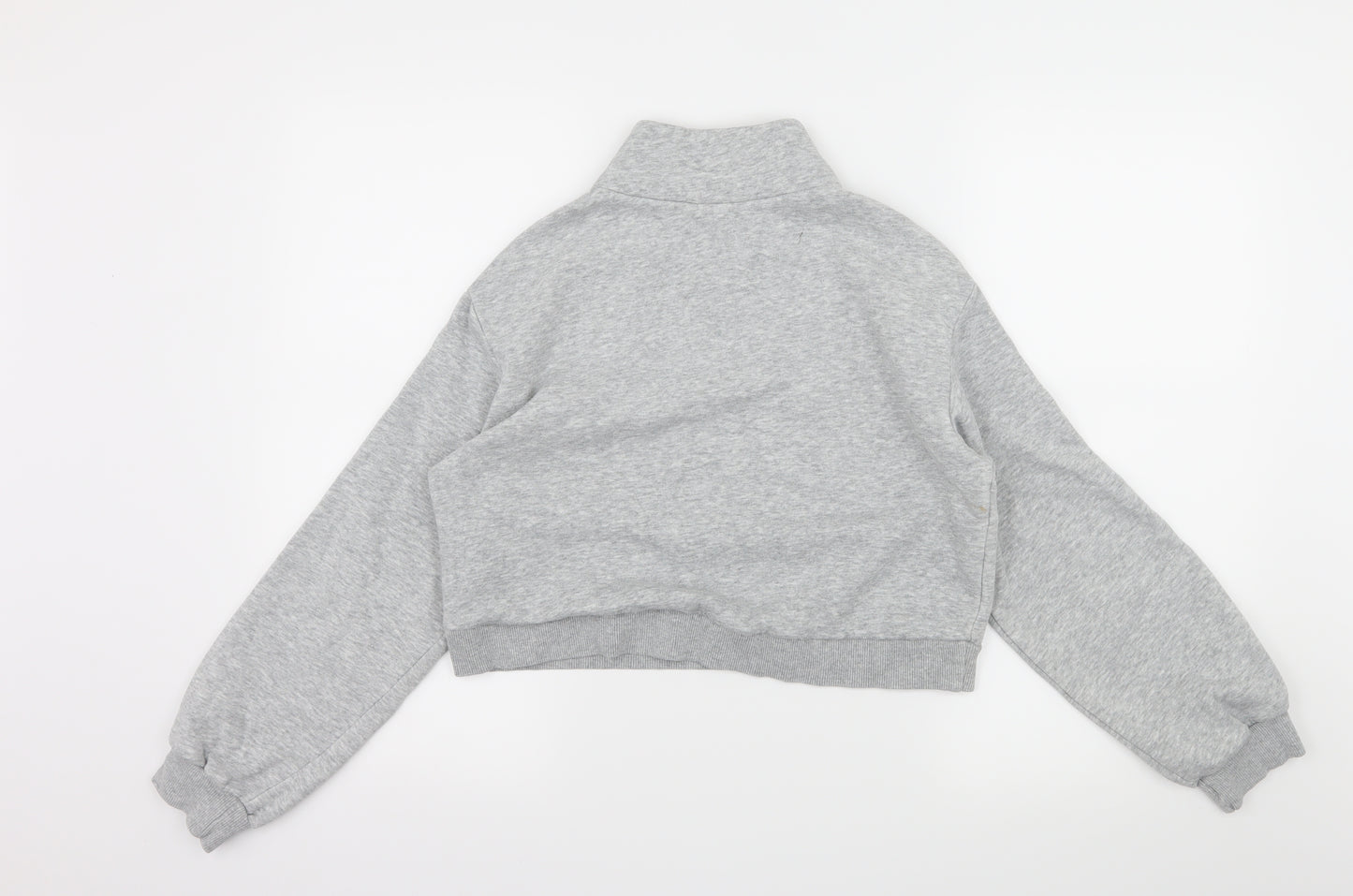 Divided by H&M Womens Grey Striped Jersey Pullover Sweatshirt Size XS  - Manhattan