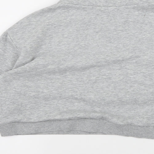 Divided by H&M Womens Grey Striped Jersey Pullover Sweatshirt Size XS  - Manhattan