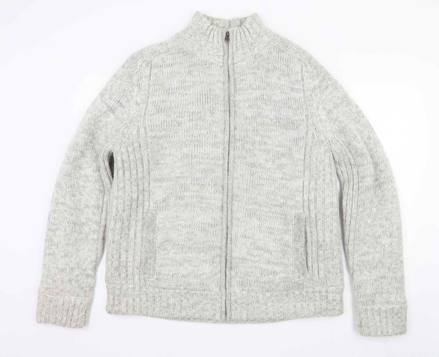 Kensington Mens Grey  Knit Jacket  Size XL