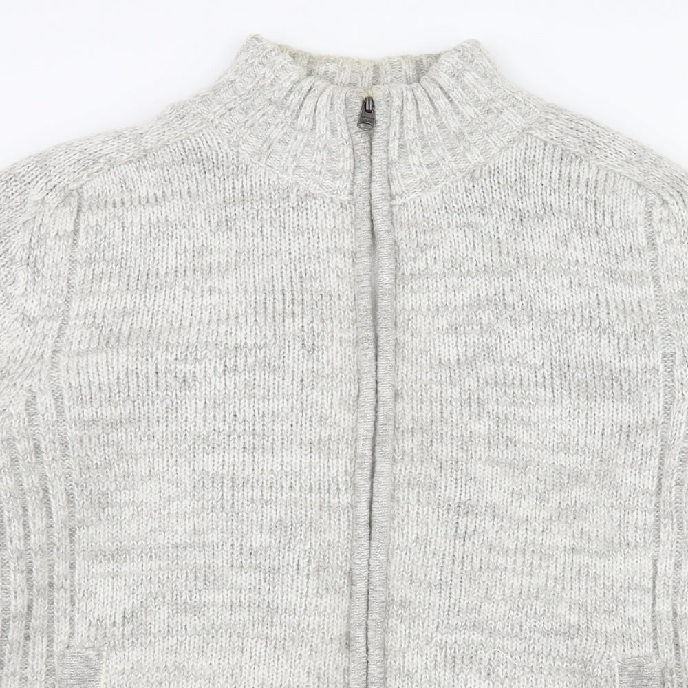 Kensington Mens Grey  Knit Jacket  Size XL