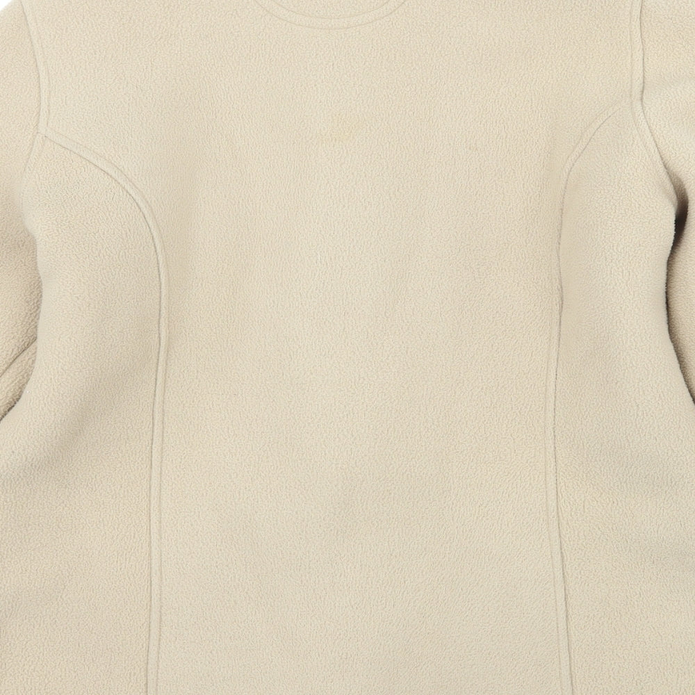 Marks and Spencer Womens Beige  Fleece Jacket  Size 10