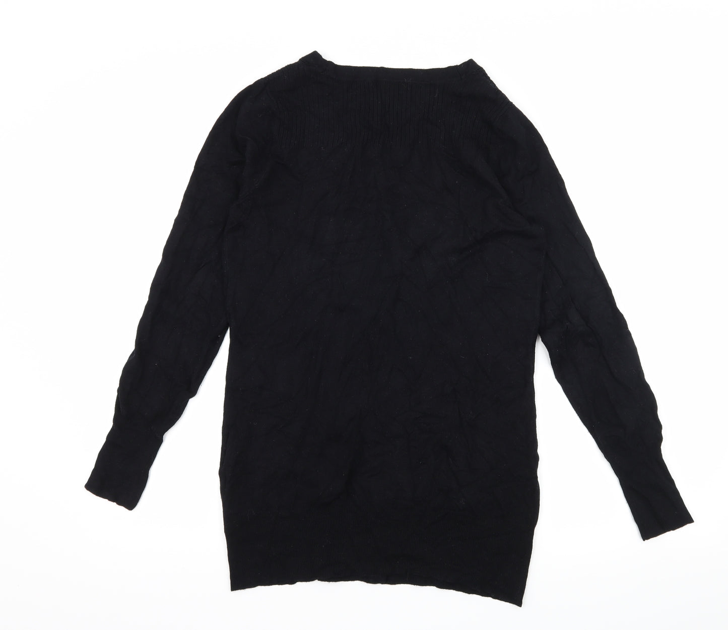 George Womens Black  Knit Cardigan Jumper Size 10