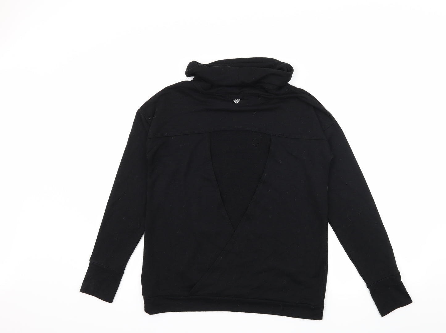 FOREVER 21 Womens Black  Jersey Pullover Sweatshirt Size S  - Open back