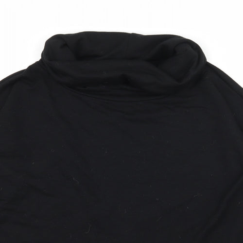 FOREVER 21 Womens Black  Jersey Pullover Sweatshirt Size S  - Open back