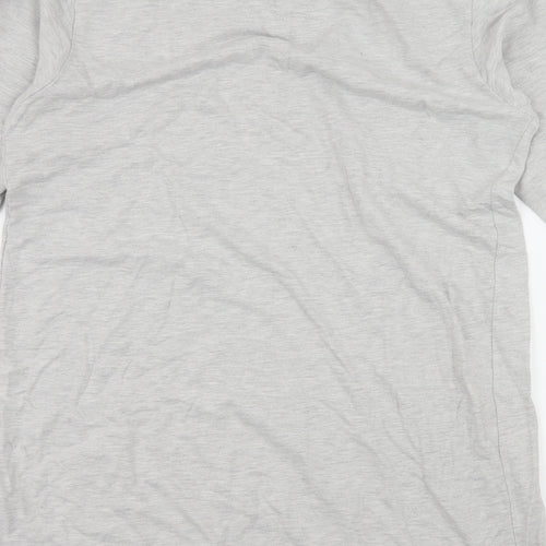 New Look Womens Grey Solid Jersey Top Dress Size L