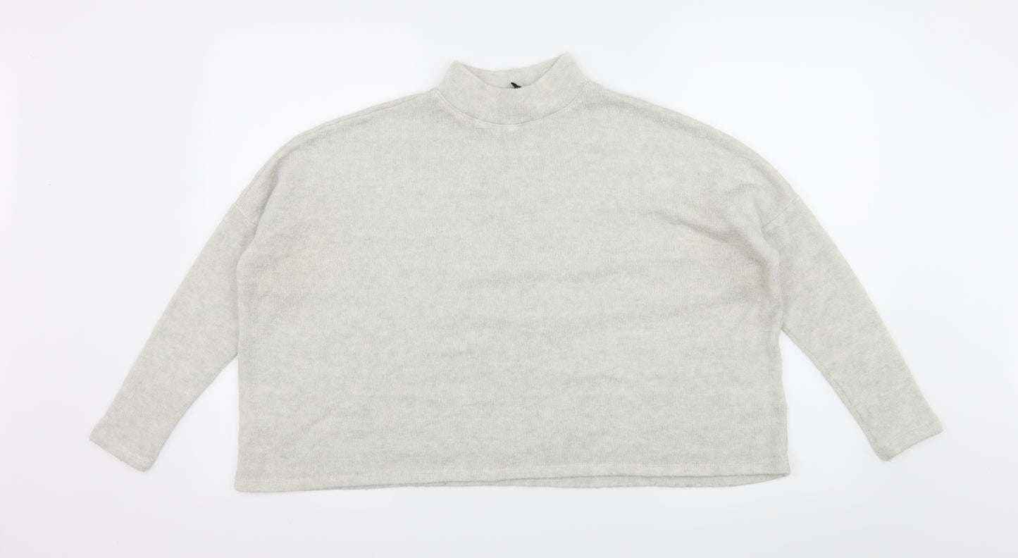 Divided by H&M Womens Ivory  Knit Pullover Jumper Size S