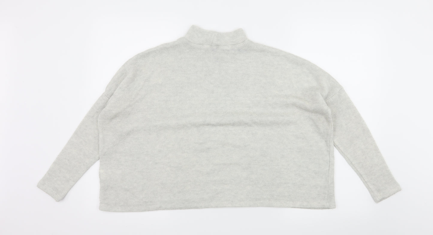 Divided by H&M Womens Ivory  Knit Pullover Jumper Size S