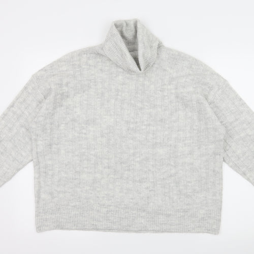 George Womens Grey  Knit Pullover Jumper Size M