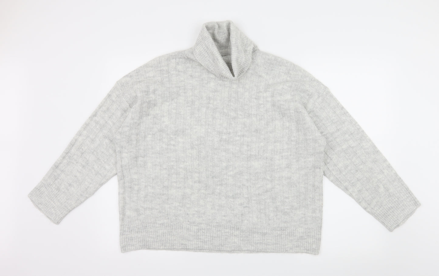 George Womens Grey  Knit Pullover Jumper Size M