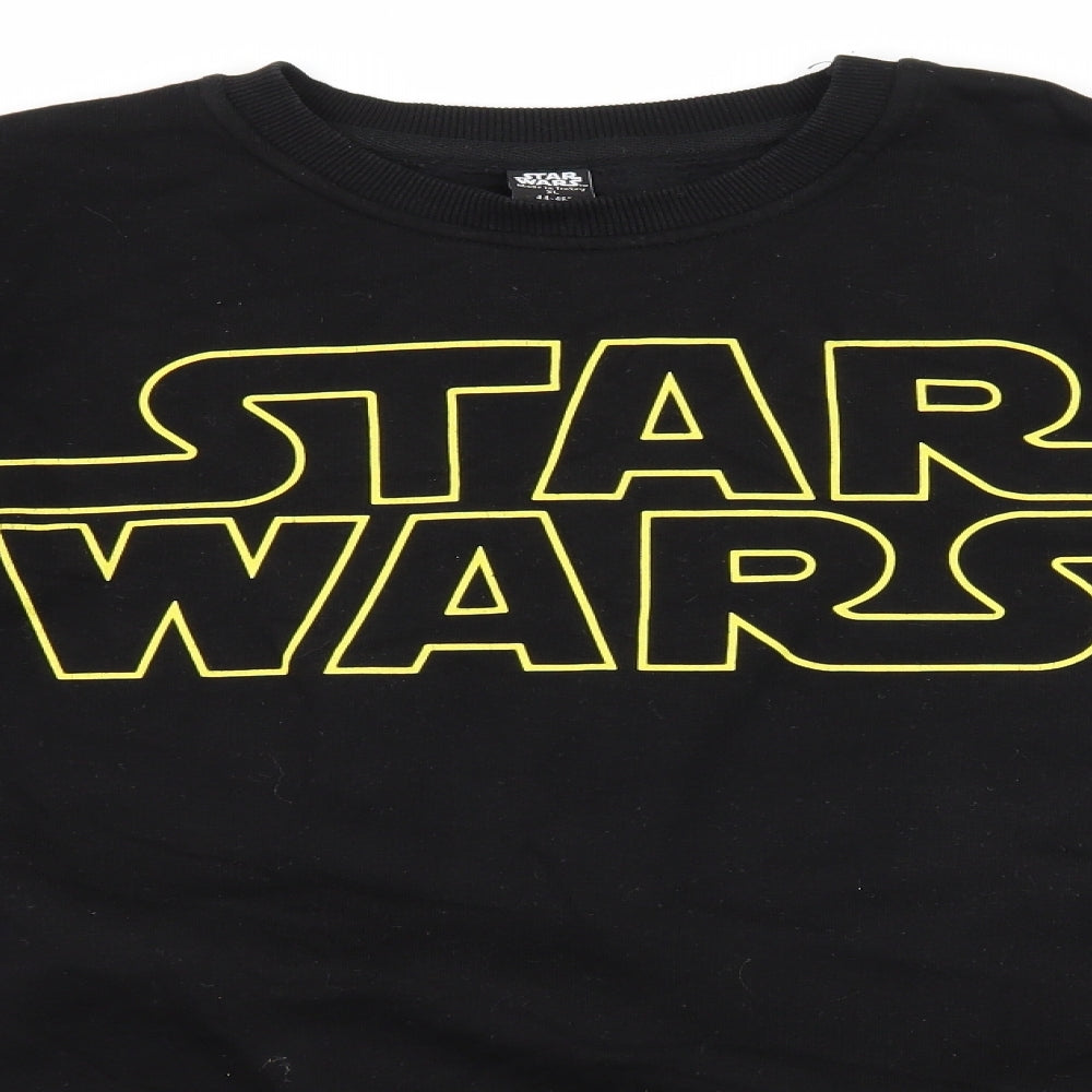 Cedar Wood State Mens Black  Jersey Pullover Sweatshirt Size XL  - Star Wars