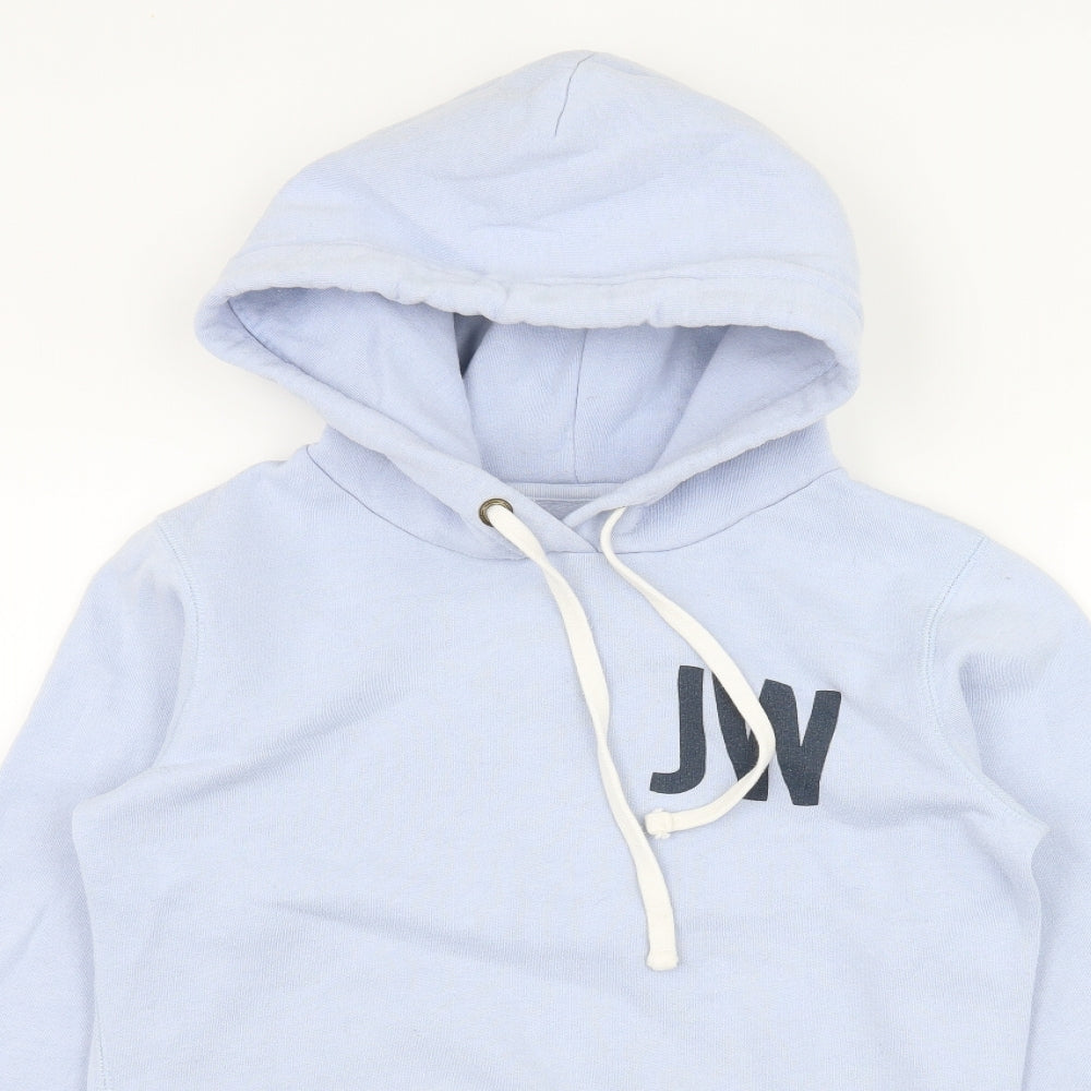 Jack Wills Womens Blue  Jersey Pullover Hoodie Size 8  - J Wills