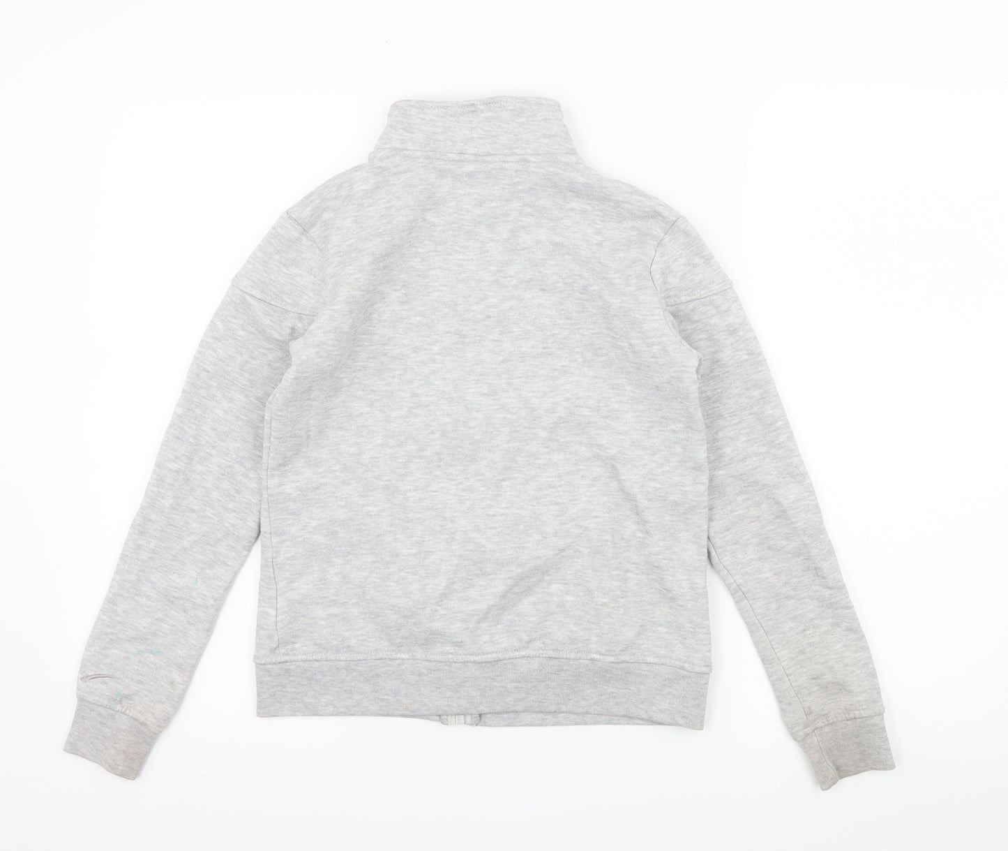 LA Gear Girls Grey  Jersey Full Zip Sweatshirt Size 9-10 Years
