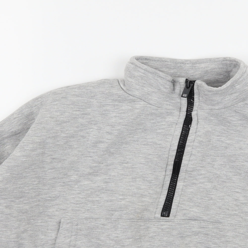 Select Girls Grey  Jersey Pullover Sweatshirt Size 12-13 Years