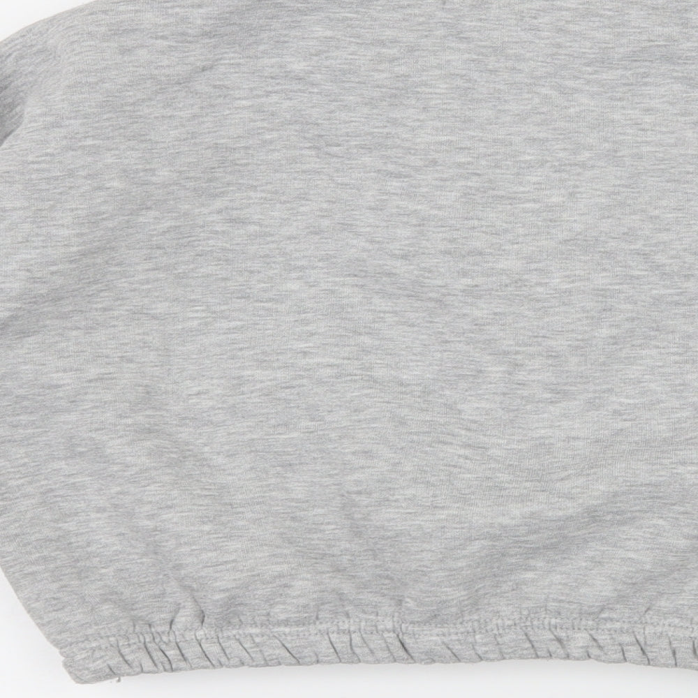 Select Girls Grey  Jersey Pullover Sweatshirt Size 12-13 Years