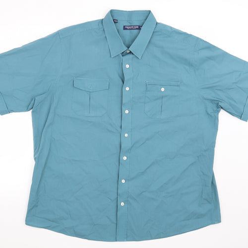Premier Man Mens Green    Button-Up Size XL
