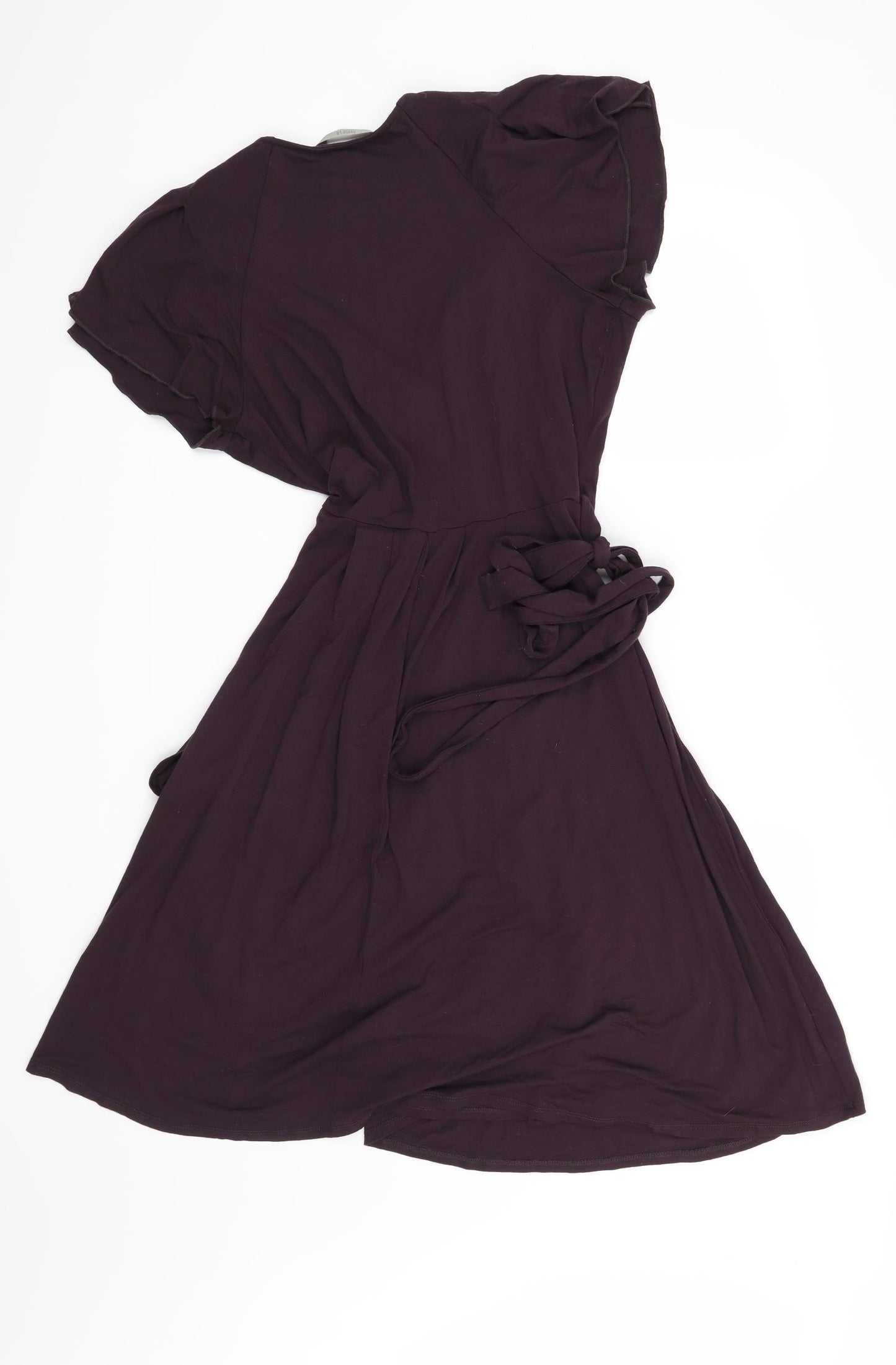 Marks and Spencer Womens Purple   Wrap Dress  Size 14