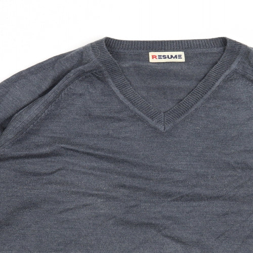 Resume Mens Blue   Pullover Jumper Size S