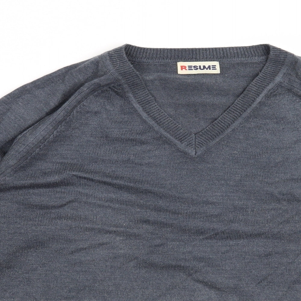 Resume Mens Blue   Pullover Jumper Size S