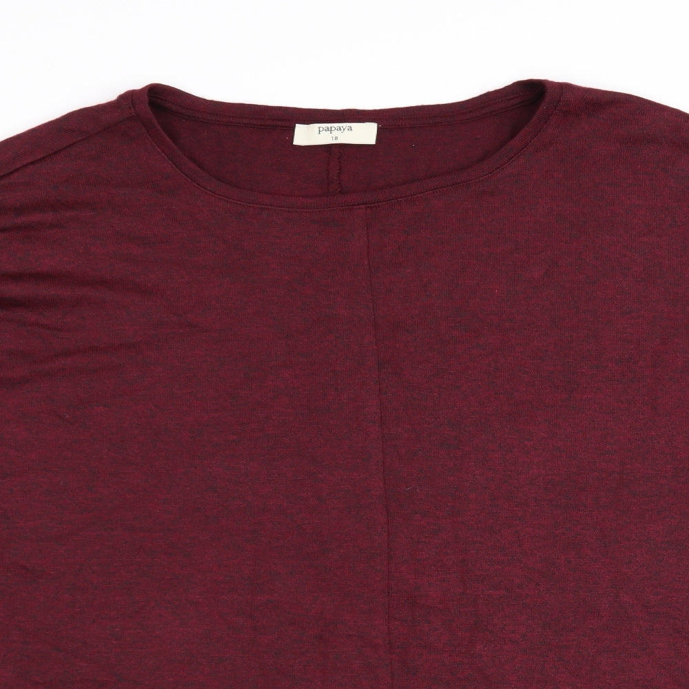 Papaya Womens Red   Pullover Jumper Size 18