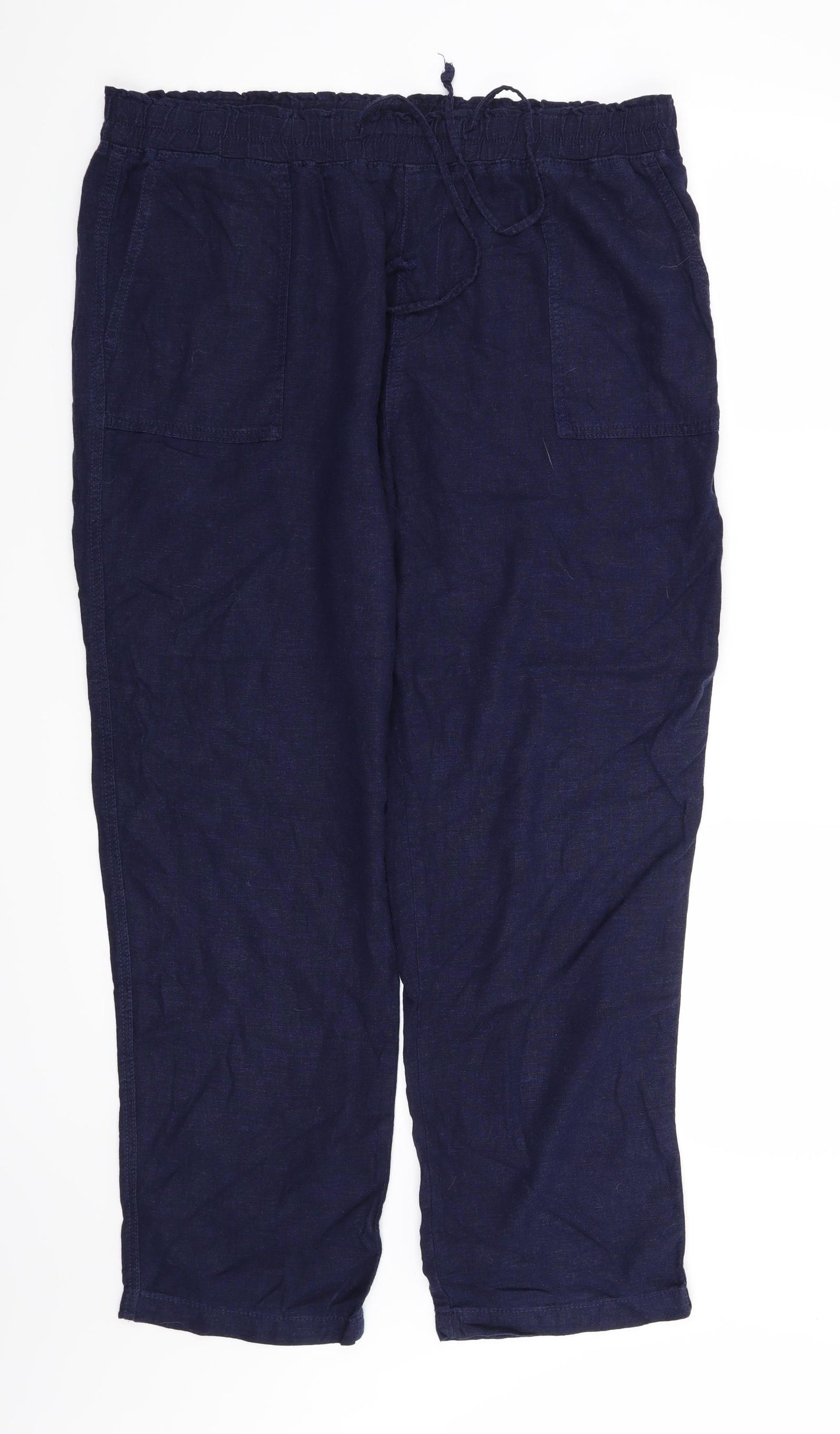 F&F Womens Blue   Trousers  Size 16 L28 in