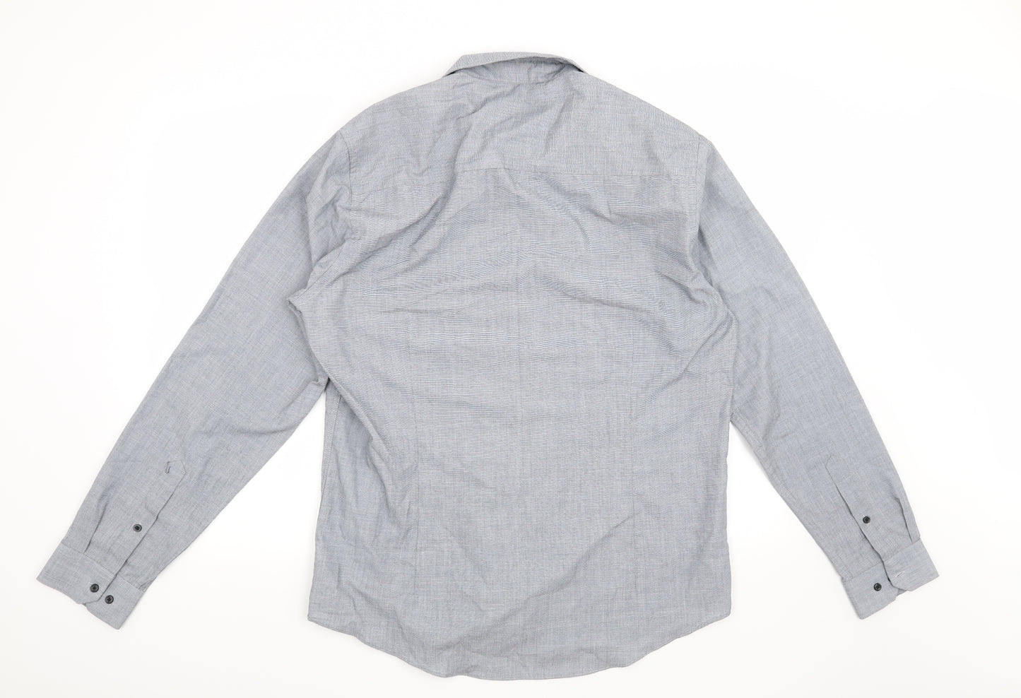 Taylor & Wright Mens Grey    Button-Up Size 16