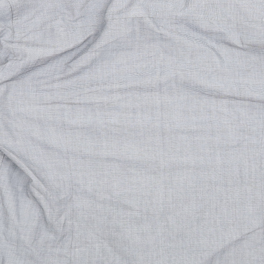 Taylor & Wright Mens Grey    Button-Up Size 16