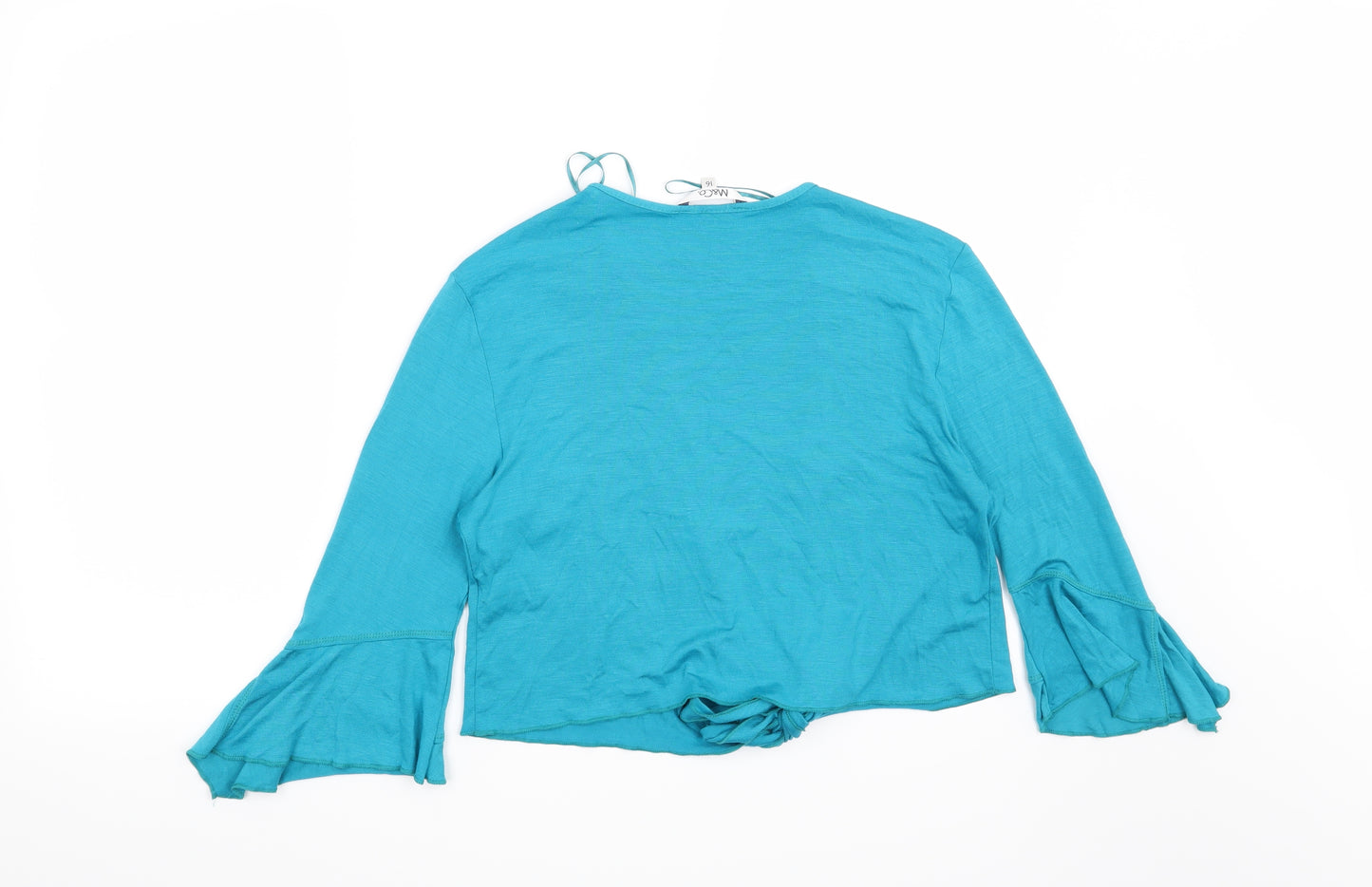 M&Co Womens Blue   Shrug Jumper Size 16