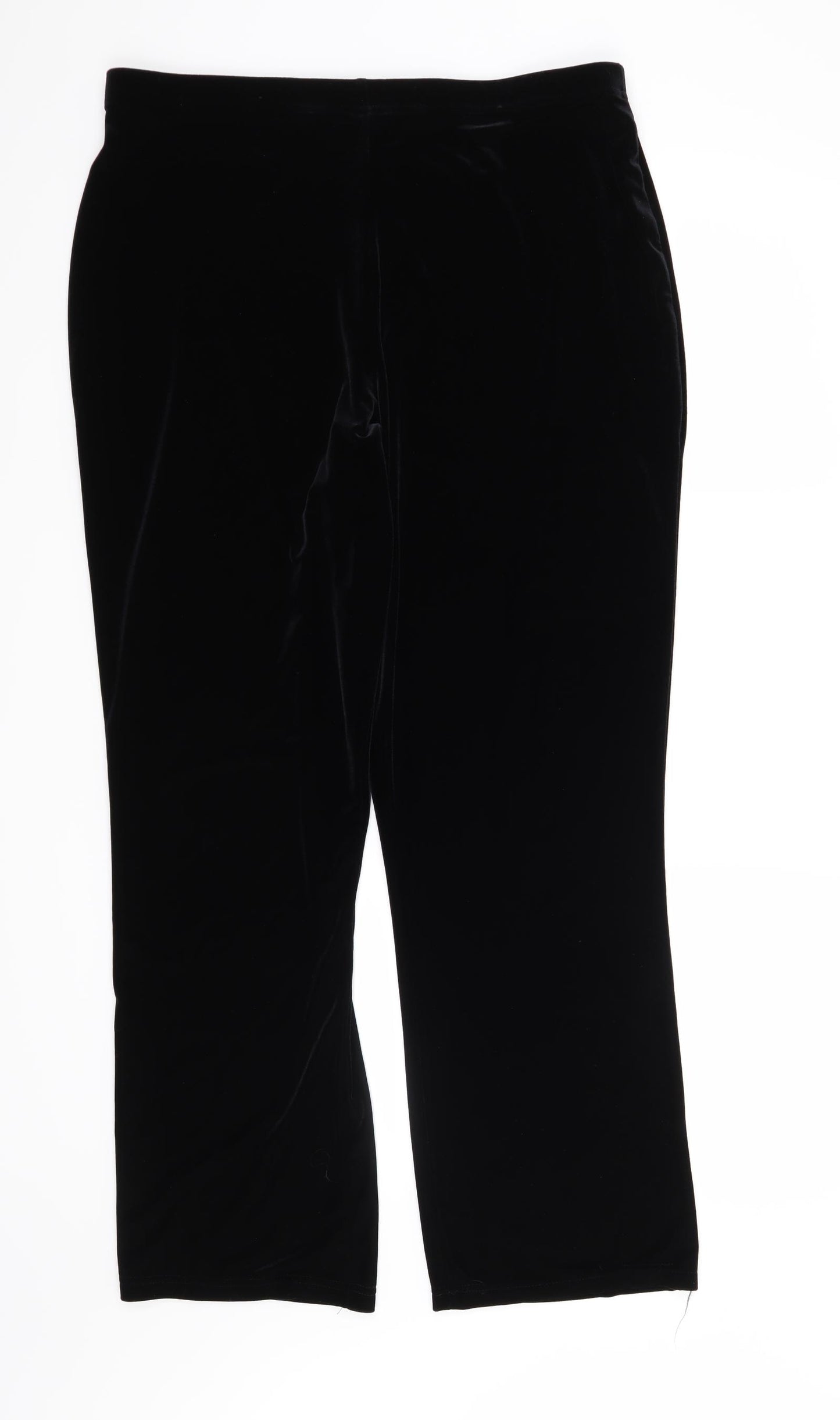 Marks and Spencer Womens Black   Trousers  Size 20 L30 in