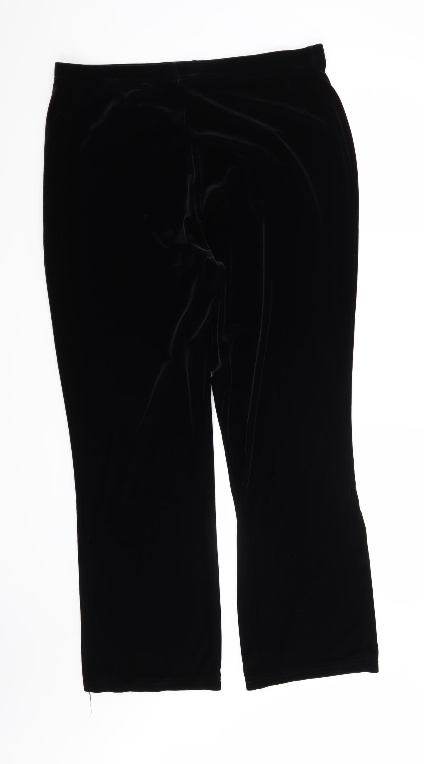 Marks and Spencer Womens Black   Trousers  Size 20 L30 in