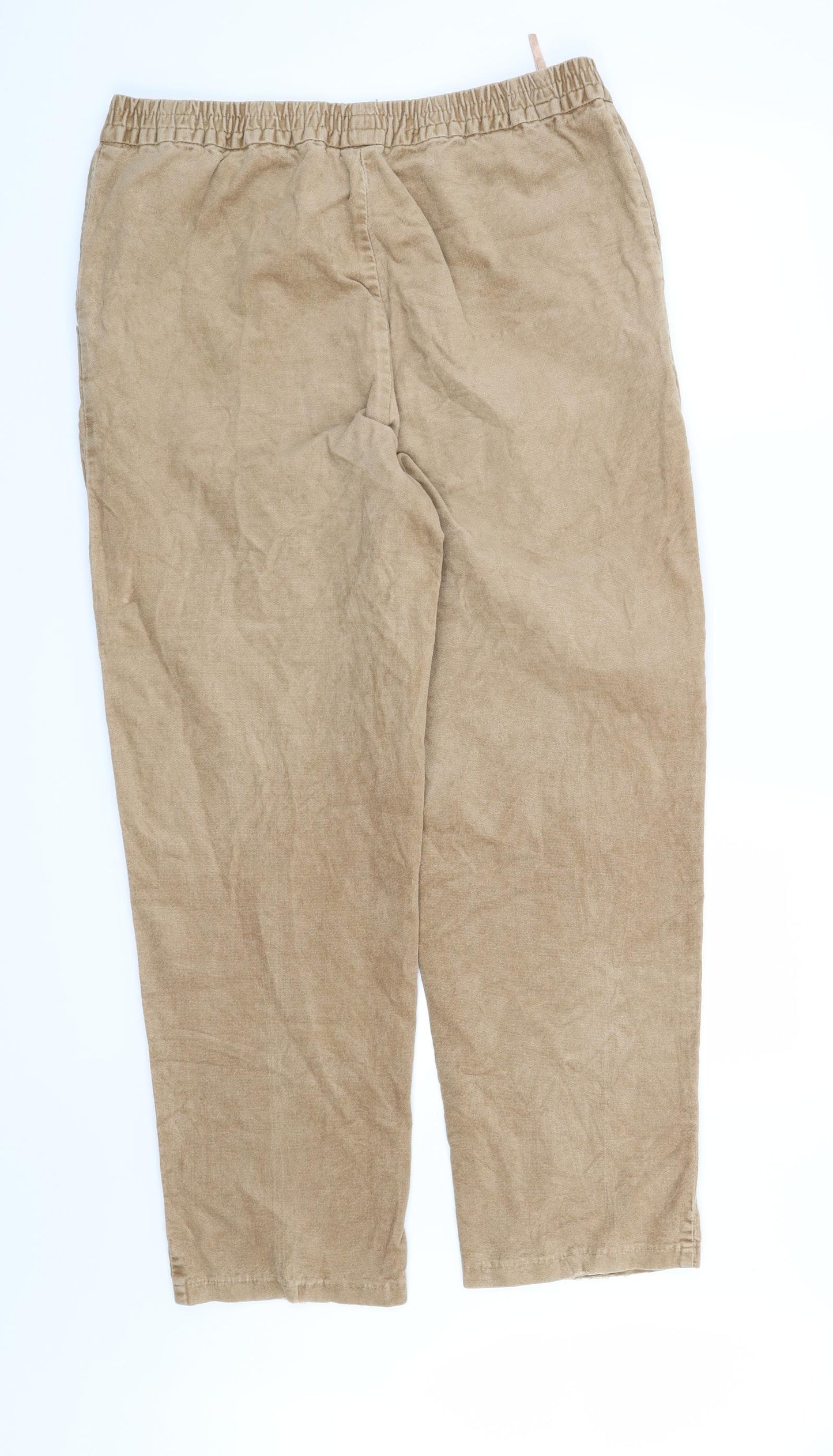 Preworn Womens Beige   Trousers  Size 18 L28 in