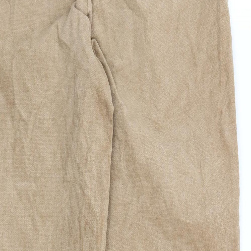 Preworn Womens Beige   Trousers  Size 18 L28 in