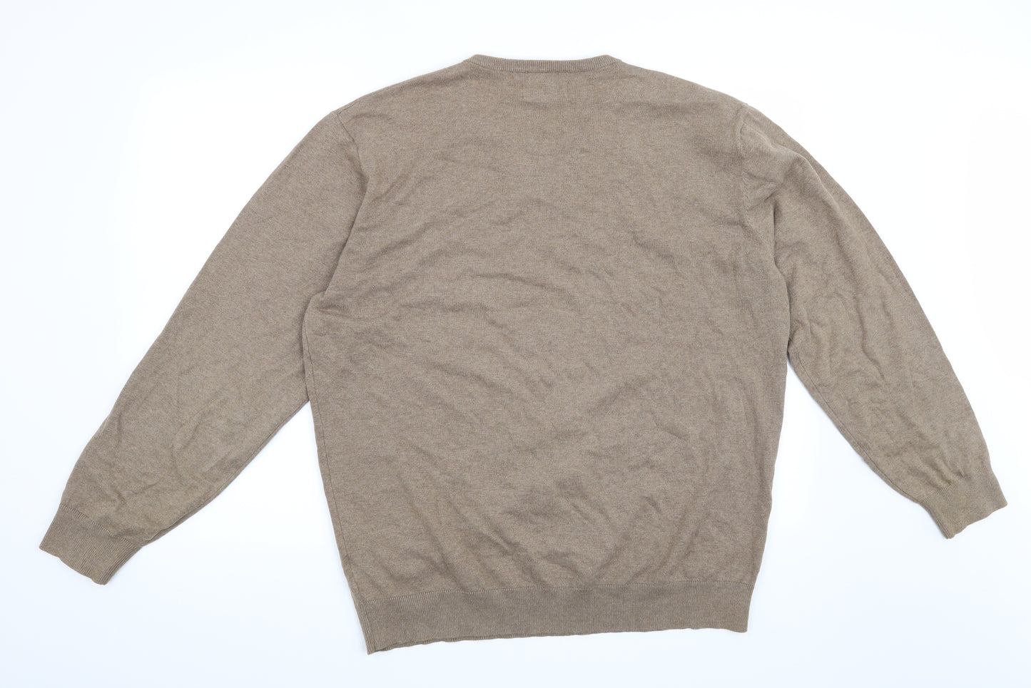 Aspen & Court Mens Brown   Pullover Jumper Size XL