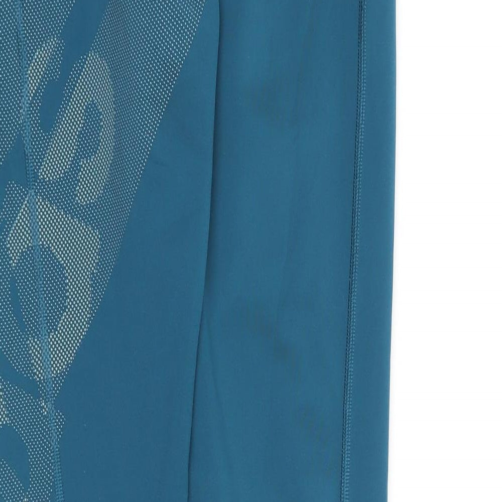 Polyester Womens Green   Capri Leggings Size S L27 in