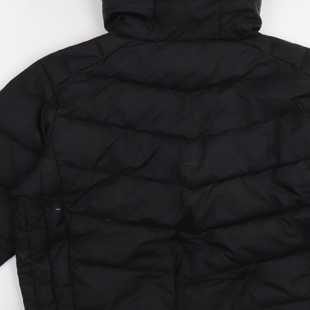 ellesse Boys Black   Overcoat Coat Size 13-14 Years