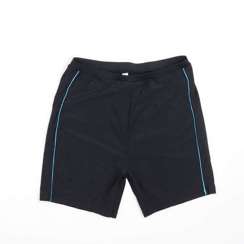 Very Girls Black Striped  Biker Shorts Size 14-15 Years
