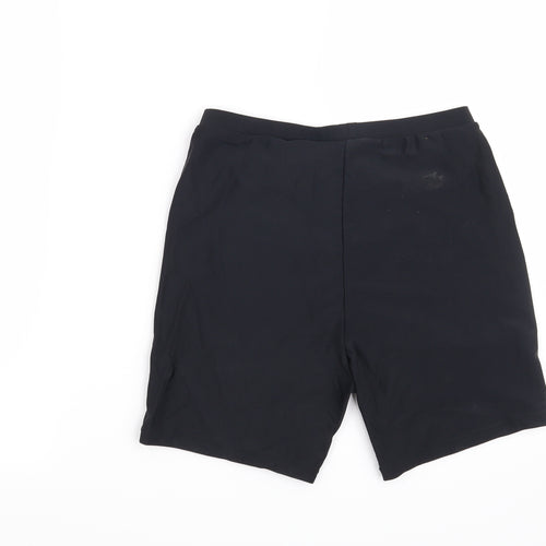 Very Girls Black Striped  Biker Shorts Size 14-15 Years