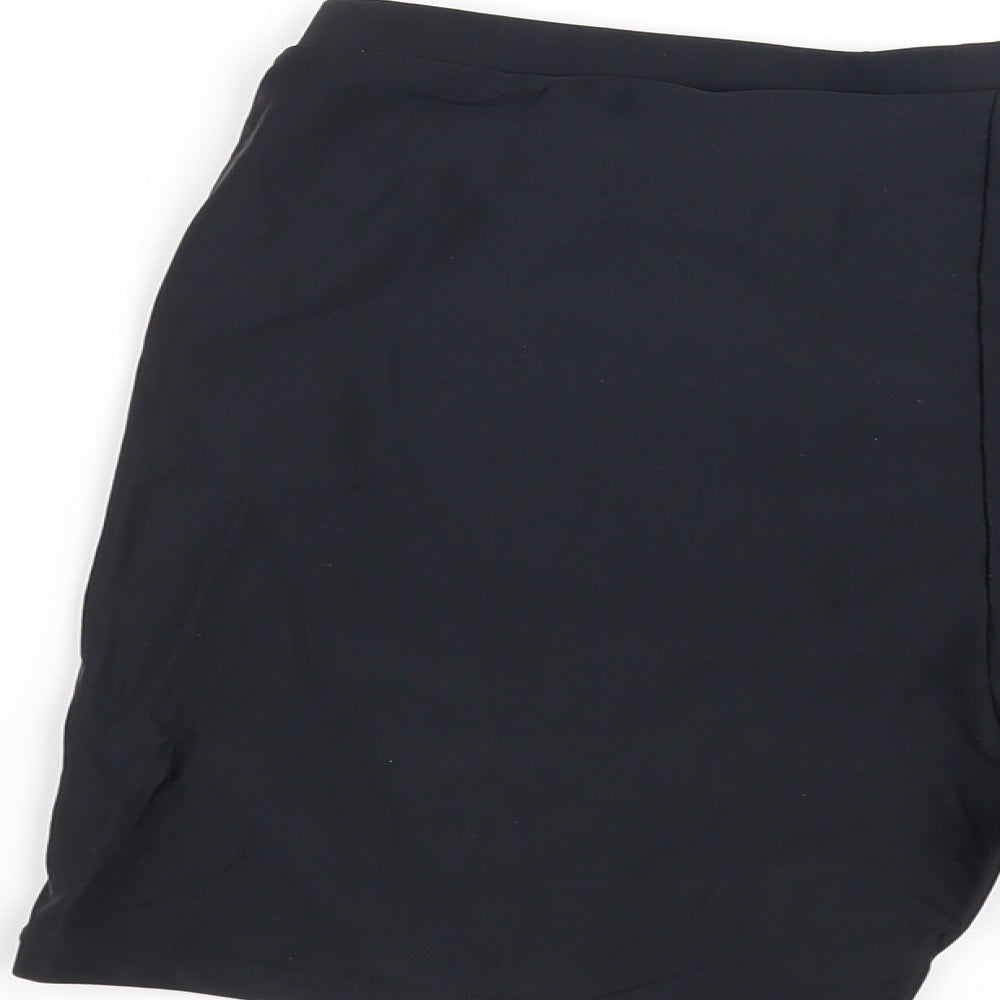 Very Girls Black Striped  Biker Shorts Size 14-15 Years
