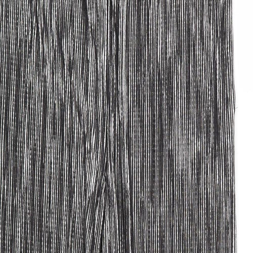 Topshop Womens Silver   Trousers  Size 14 L25 in