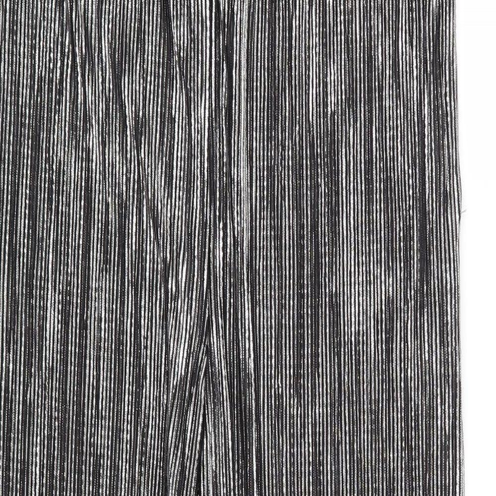 Topshop Womens Silver   Trousers  Size 14 L25 in