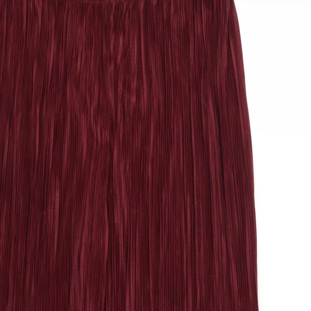 New Look Womens Red   Trousers  Size 12 L23 in