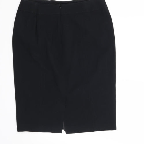 Marks and Spencer Womens Black   Straight & Pencil Skirt Size 12
