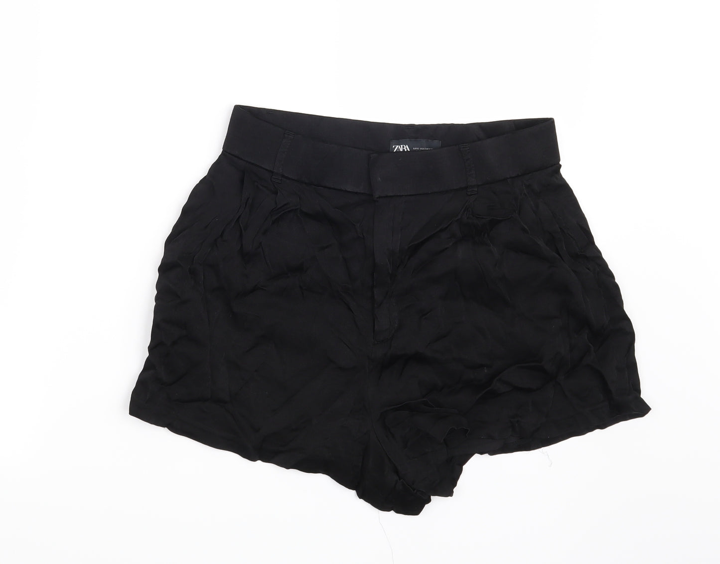 Zara Womens Black   Hot Pants Shorts Size S