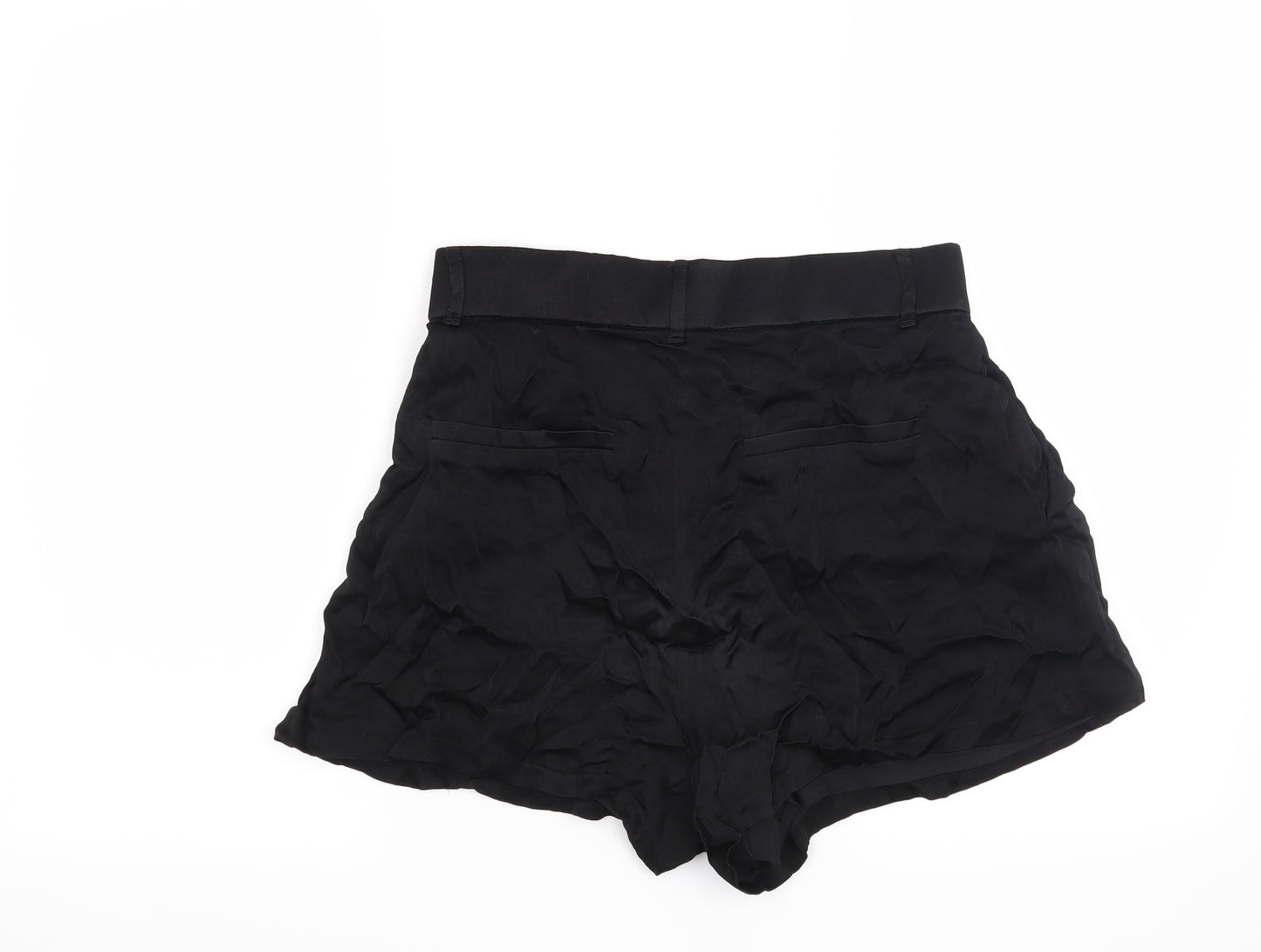 Zara Womens Black   Hot Pants Shorts Size S