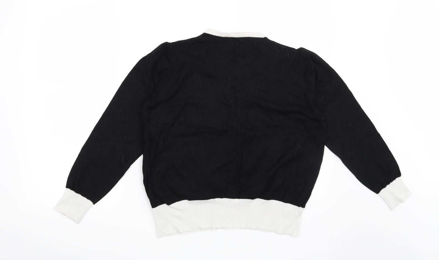 Marks and Spencer Womens Black   Cardigan Jumper Size 18