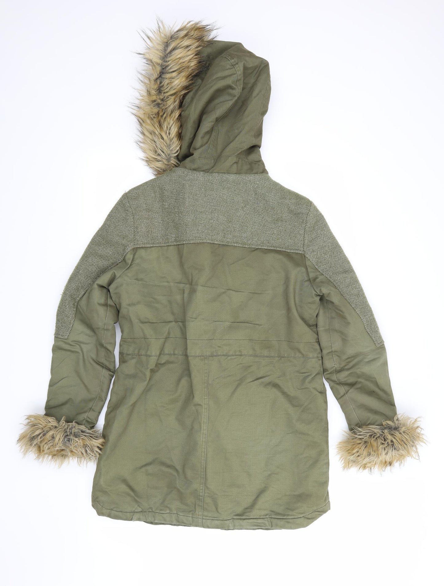 Influence Womens Green   Parka Coat Size 8