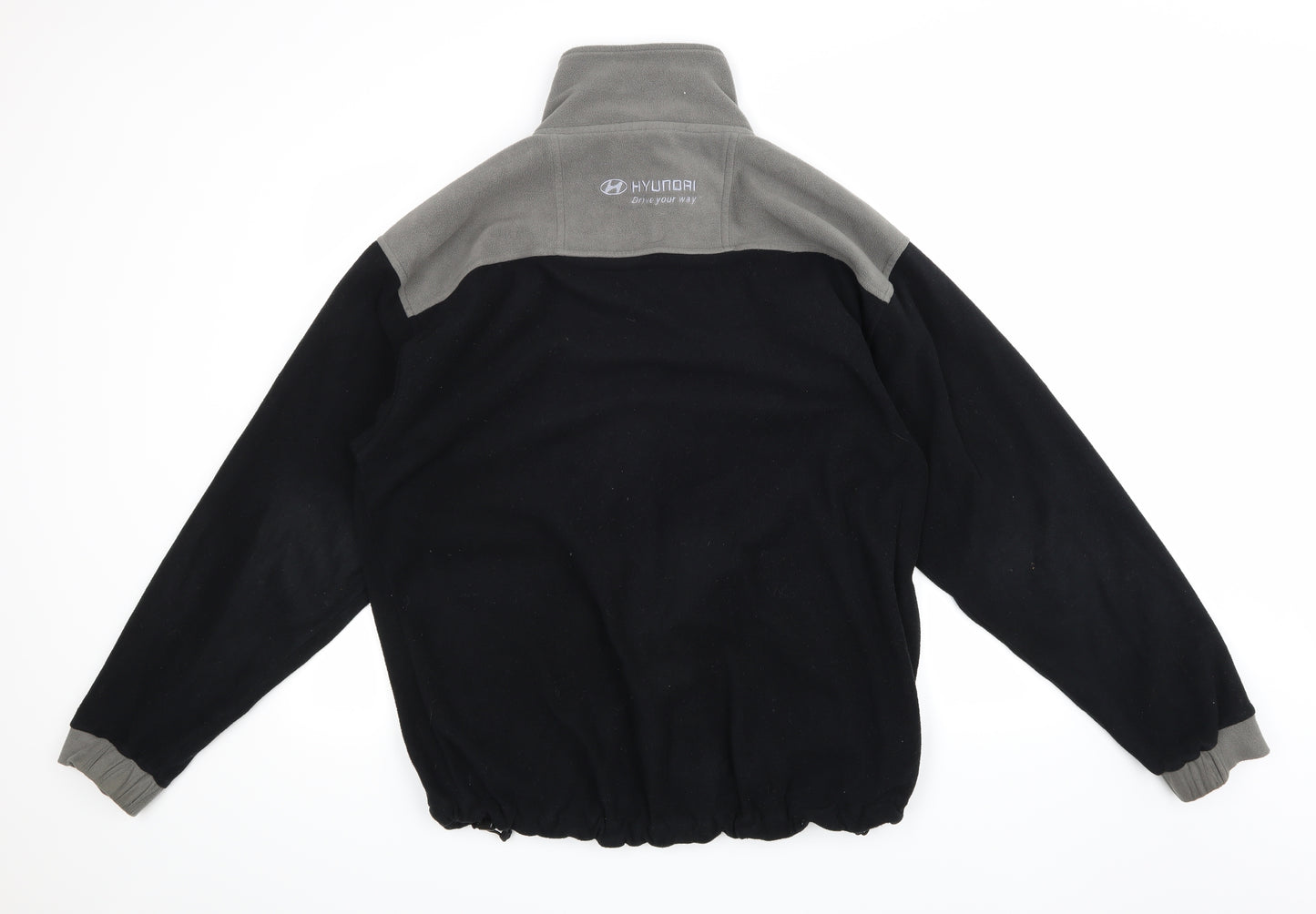 Hyundai Mens Black  Fleece Jacket  Size M