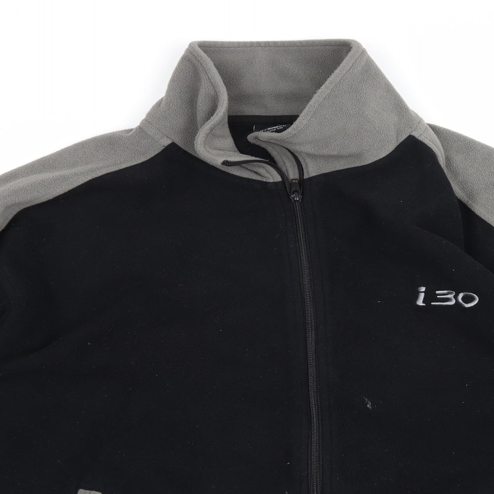 Hyundai Mens Black  Fleece Jacket  Size M